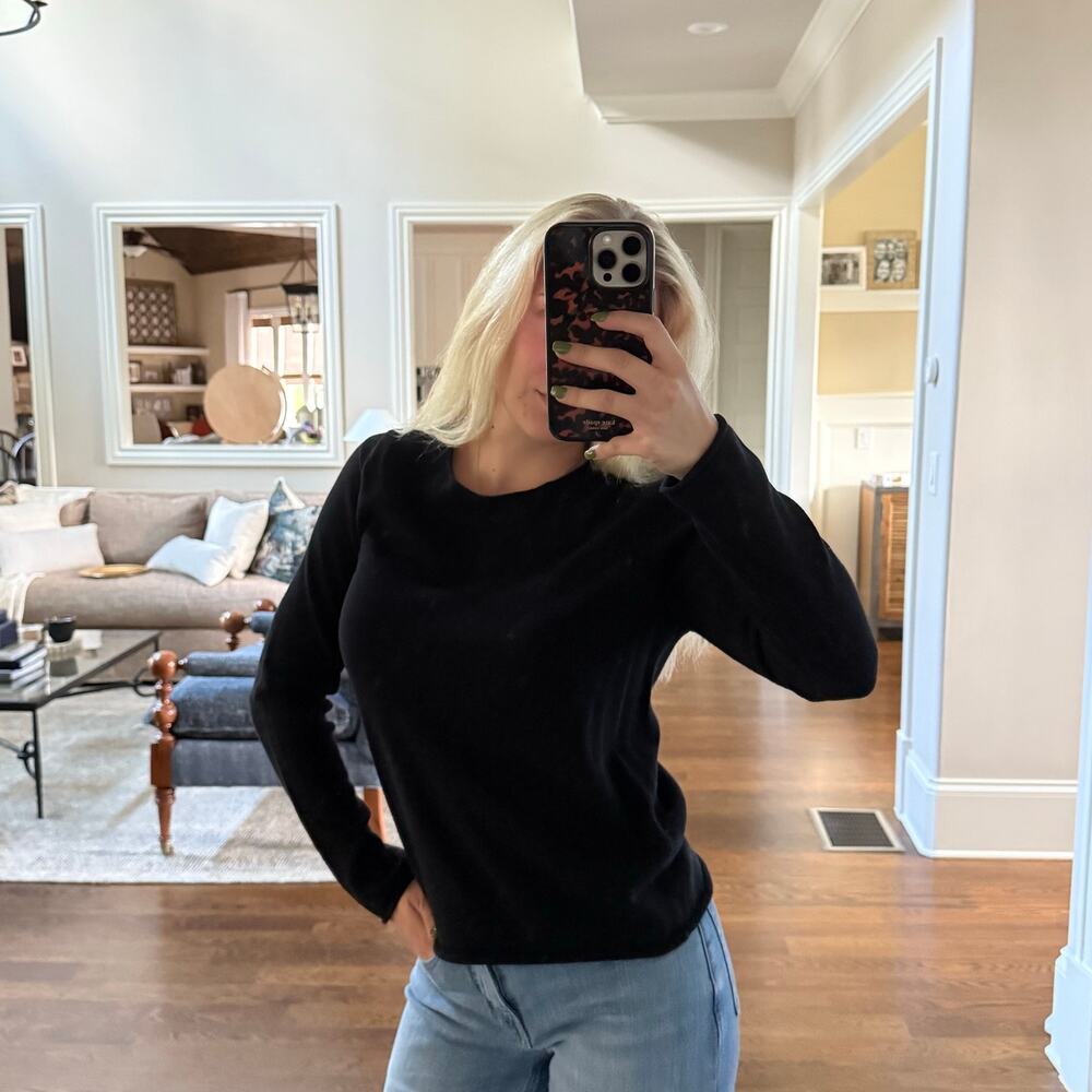 Brandy Melville Black Knit Long Sleeve
